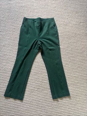 Rafaella Womens Dark Green Tailored Dress Pants